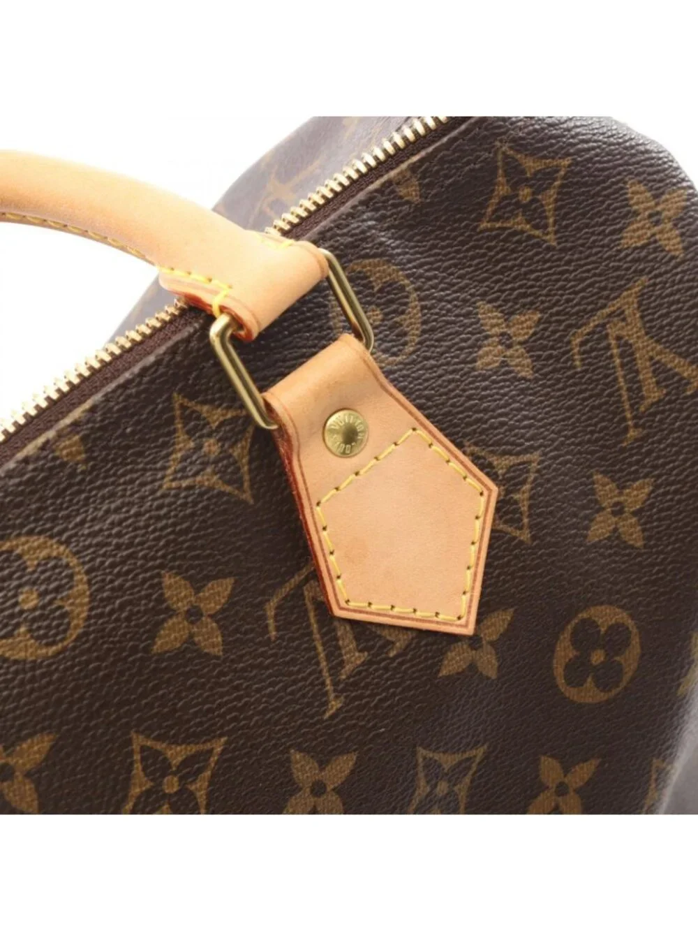 Louis Vuitton Speedy Bandouliere 30 Monogram 2-Way Canvas Leather Handbag